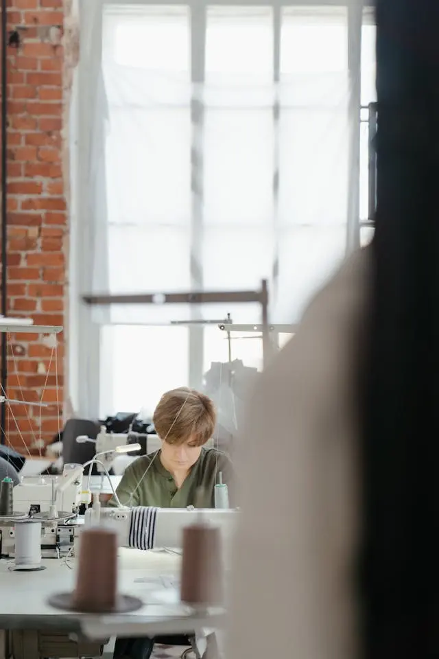 Sewing Woman